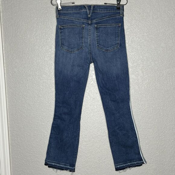 Veronica Beard Size 26 Jeans High Rise Baby Boot Cut Tuxedo Stripe Carolyn - Picture 3 of 6